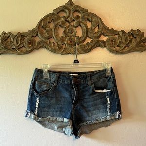 Forever 21 denim shorts